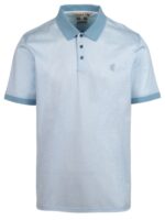 Pringle Elliot Mercerised Golfer - Light Blue