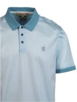 Pringle Elliot Mercerised Golfer - Light Blue
