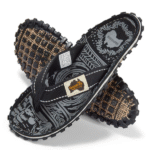 Gumbies - Midnight Black - Cotton Men's Flip Flops