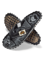 Gumbies - Midnight Black - Cotton Men's Flip Flops