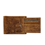 BOSSI - Heritage Leather Wallet with Removable Cardholder and Tab
