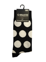 Walkies Republic - Large Dot - Lifestyle Socks - Size 8/12