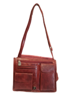 Paolo Rossi - Leather Sling Handbag - HB101 - Image 3