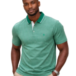 Lucciano Biaggi - Green Stripe Golfer - Double Mercerised