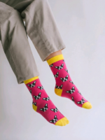 Walkies Republic - Pink Boston - Socks