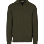 Pringle - Olive - Brian Collar Knitwear